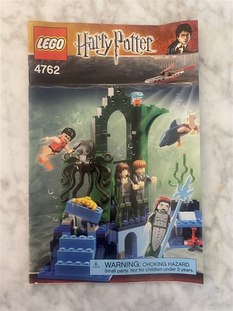 Manual Only Lego Harry Potter Rescue From Merpeople