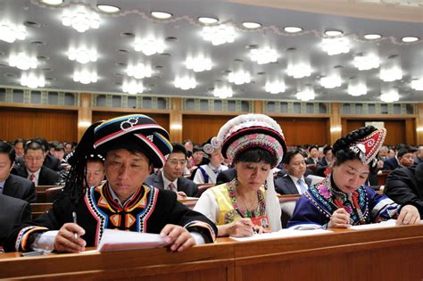 Diversified Ethnic Costumes Of Npc Deputies Cn