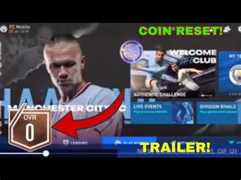 EA FC MOBILE 24 OFFICIAL TRAILER TEAM OVR AND COINS RESET GAMEPLAY