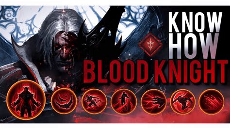 How To Blood Knight All Best Skills Review Diablo Immortal Youtube