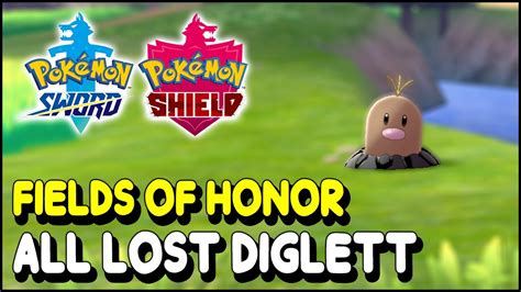 Pokemon Sword Shield All Diglett Locations In Field Of Honor The