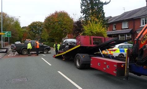 A59 Closed At Burscough After Three Car Crash