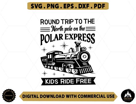 Polar Express Svg Christmas Train Svg Cricut Silhouette 58 Off