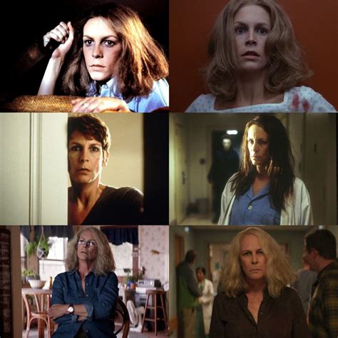 The Evolution Of Laurie Strode Jamie Lee Curtis Michael Myers Halloween Laurie