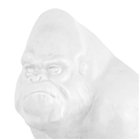 Porzellanfigur Gorilla Wei Cm Von Meissen Erkmann