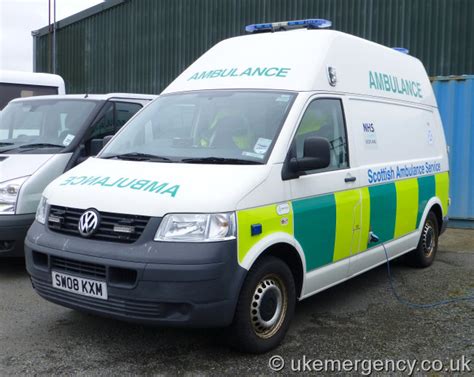 SW08 KXM This Is A VW Transporter Ambulance That Is In Service With The