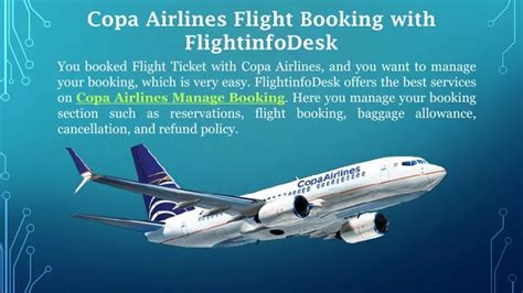 Ppt Copa Airlines Flight Booking With Flightinfodesk Powerpoint