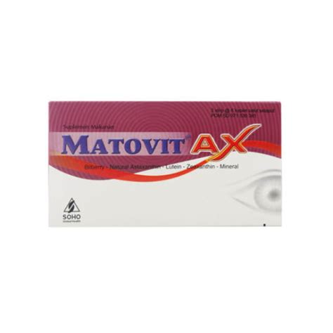 Matovit Ax Tablet Alodokter Shop