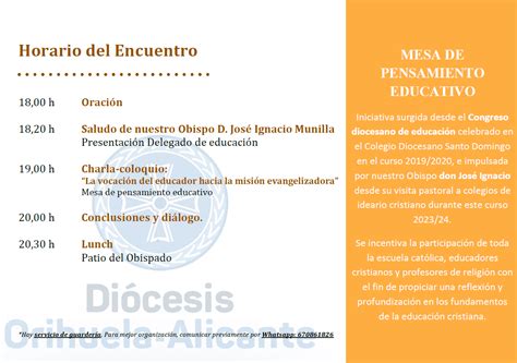 Xxvi Encuentro Diocesano De Educadores Cristianos Con El Obispo