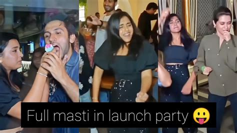 Full Masti Of Kavya Co Stars In Launch Party Sumbul Touqeer Dance