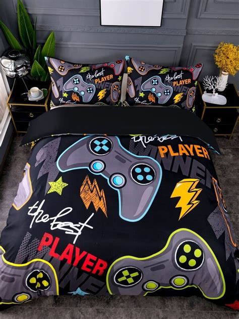 Gamepad Print Dekbedovertrekset Zonder Vulling | Duvet cover sets ...