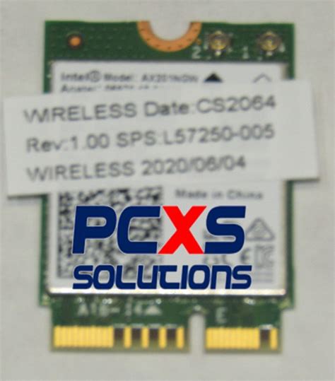 Hp Wlan 11ax 2x2 Int Ax201ngw 2230 Vpro L57248 005