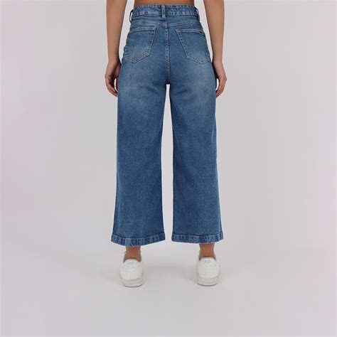 Ripley Pantal N Jean Culotte Comfy Kayra Poblet Para Mujer