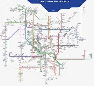 Transjakarta network map. Source: PT. Transjakarta, 2020 | Download ...