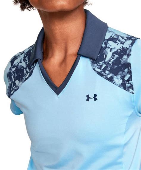 Under Armour Zinger Blocked Damskie Polo Niebieske Golf Brothers Pl