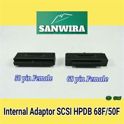 Jual SCSI Internal Adaptor HPDB 68 Female To 50 Female HPDB 68F 50F