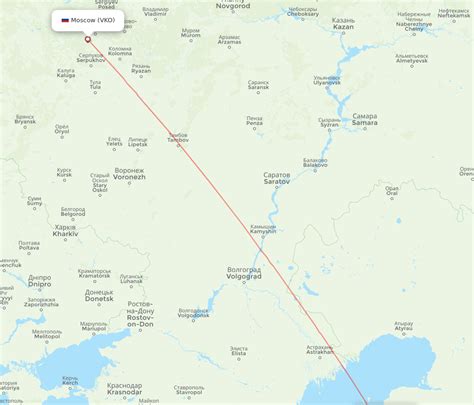 Flights From Moscow To Aktau Vko To Sco Flight Routes