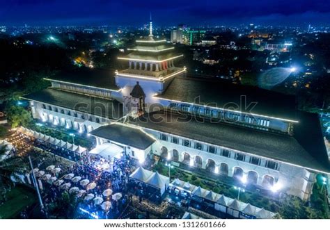 Gedung Sate Night Governor Building West Stock Photo 1312601666 ...