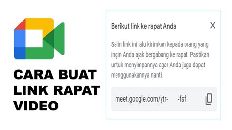 Cara Membuat Link Rapat Video Di Google Meet YouTube