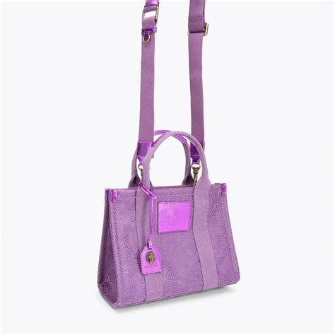 Mini Southbank Tote Purple Rainbow Small Cross Body Bag By Kurt Geiger