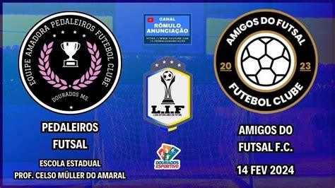 Liga Interclubes De Futsal Rodada Pedaleiros Futsal X