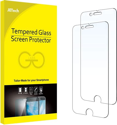 JETech Case Friendly iPhone Screen Protectors, 2-Pack