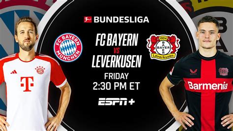 Soccer On Espn Platforms Fc Bayern Leverkusen In Bundesligas Top Two