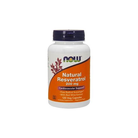 Now Natural Resveratrol Mg Vcaps