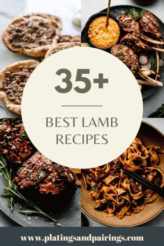 35+ BEST Lamb Recipes - Platings + Pairings