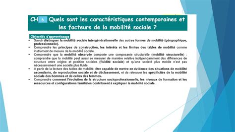 Calaméo Diapo Chap 6 Mobilité Sociale