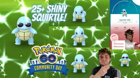 Shundo Sunglasses Squirtle Hunt In Pokemon Go 25 Shiny Squirtle And Hundo Caught Youtube