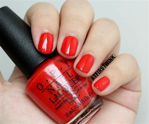 Opi Nail Polish Swatches Red