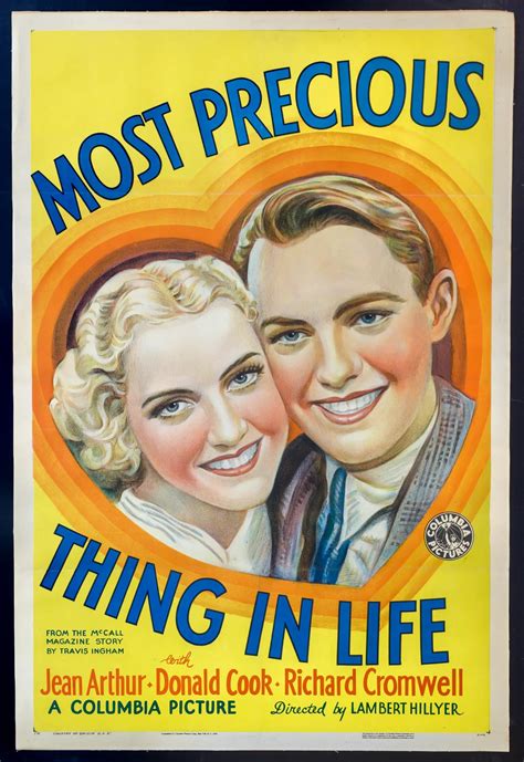 Most Precious Thing In Life 1934 Original One Sheet Movie Poster