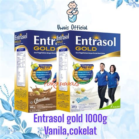 Jual ENTRASOL GOLD VANILA COKELAT 1000g MOHON BACA DESKRIPSI PRODUK