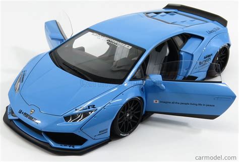 AUTOART 79122 Scale 1 18 LAMBORGHINI HURACAN LIBERTY WALK 2017 BLUE MET