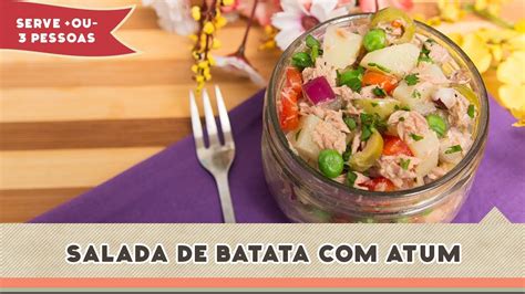 Salada De Batata Atum Receitas De Minuto EXPRESS 99 YouTube