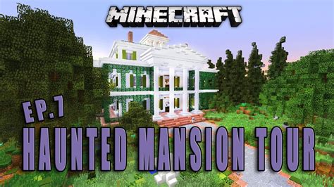 Minecraft Haunted Mansion Tour Halloween Build Part Youtube