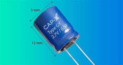 Cap Xx Launches Ultra Small Mm Cylindrical Supercapacitor To Power Iot