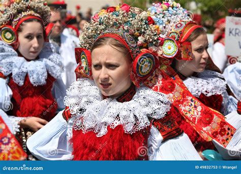 Ride of the Kings Folklore Festival in Vlcnov, Czech Republic Editorial ...