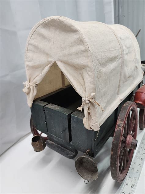 Large Covered Wagon Nice Great Condition Schmalz Auctions