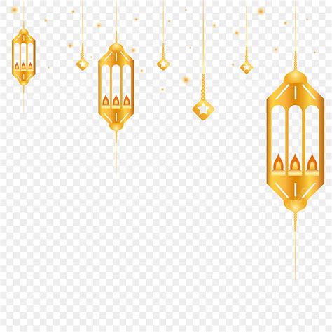 Ramadan Kareem Lantern Vector Art Png Three Candle Ramadan Lantern