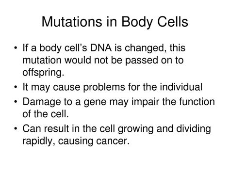 Ppt Mutations Powerpoint Presentation Free Download Id2146301