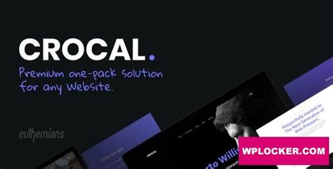 Crocal V Responsive Multi Purpose Wordpress Theme Wplocker