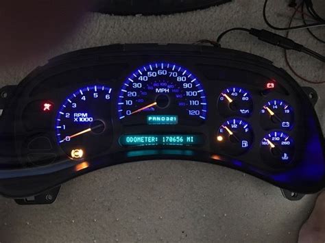 Chevy Silverado Gauge Cluster