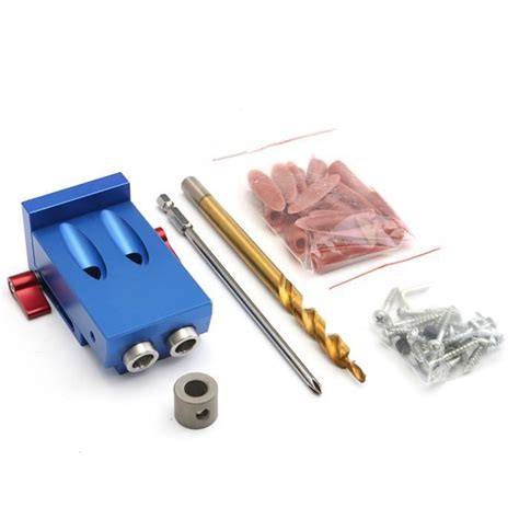 Tempsa Kreg Style Trou Oblique Inclin Jig Kit Fraise Foret Bois