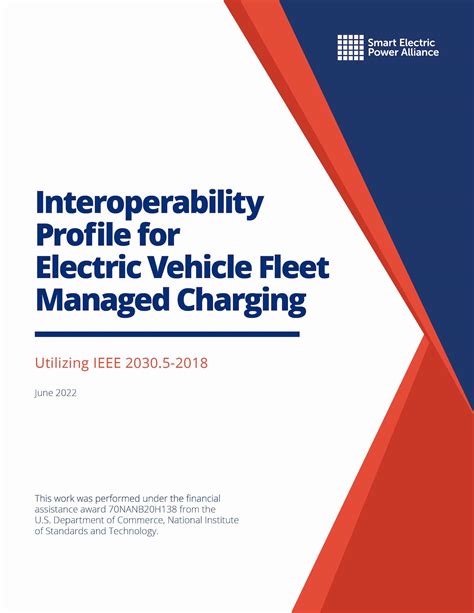 Interoperability Profile For Electric Vehicle Fleet Managed Charging Sepa