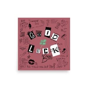 Chappell Roan Good Luck Babe Poster Etsy