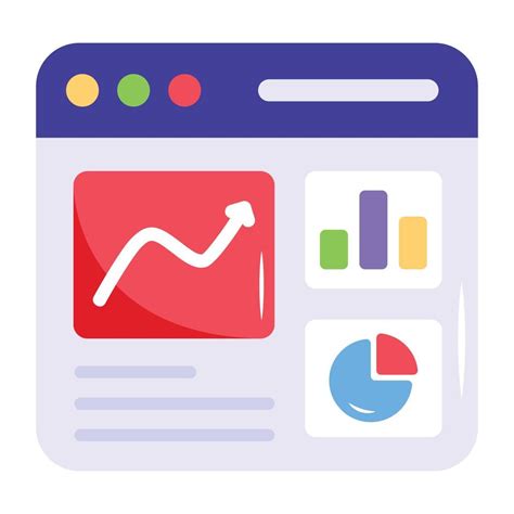 A scalable flat icon of financial report 13498149 Vector Art at Vecteezy