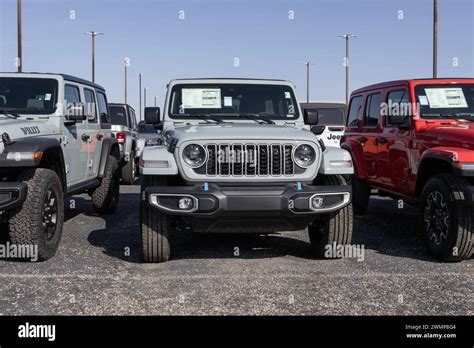 Indianapolis February 25 2024 Jeep Wrangler 4 Door Sahara 4XE PHEV