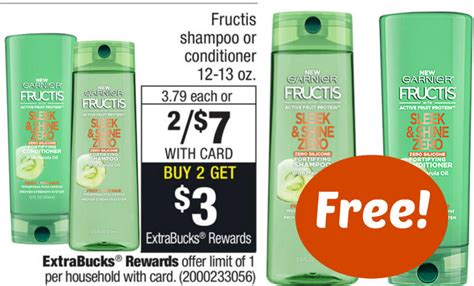 Hurry New Garnier Fructis Coupon Free Hair Care